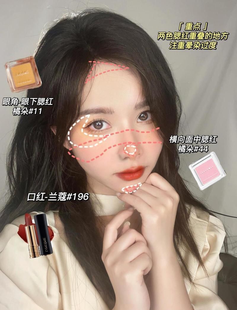 腮部上色漸變效果教程