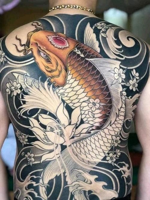 龍魚圖片紋身圖案大全