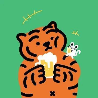 綠色老虎頭像