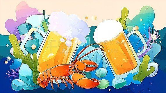 哪里可以下載龍蝦插畫(huà)？