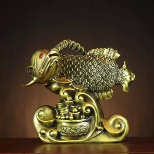 金龍魚雕刻擺件有哪些材質(zhì)選擇？