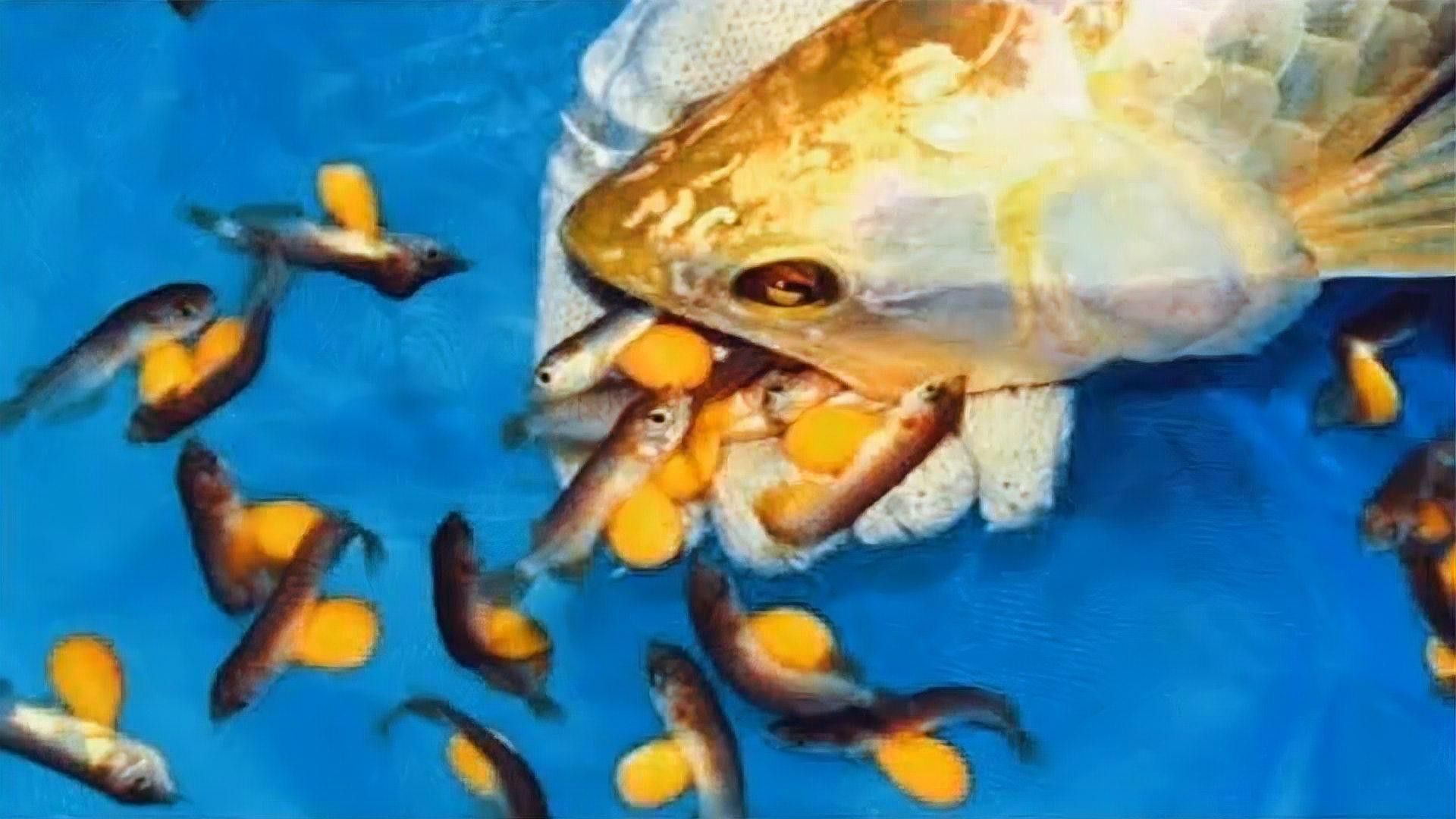 金龍魚繁殖期口孵行為視頻哪里看？