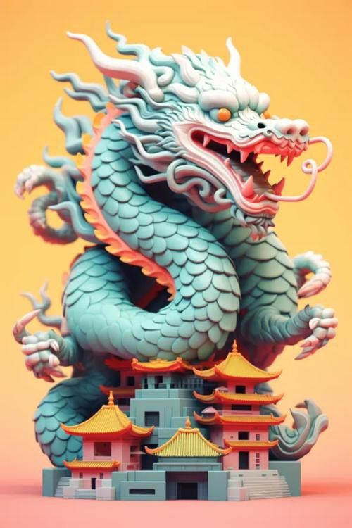 有沒有現代設計中的龍圖片？