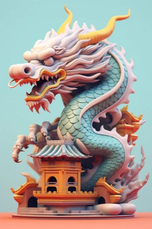 有沒有現代設計中的龍圖片？