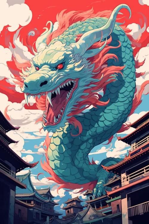 有沒有現代設計中的龍圖片？