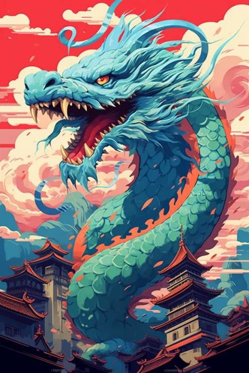 有沒有現代設計中的龍圖片？
