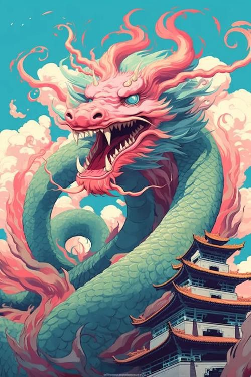 有沒有現代設計中的龍圖片？