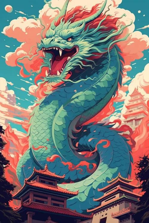 有沒有現代設計中的龍圖片？