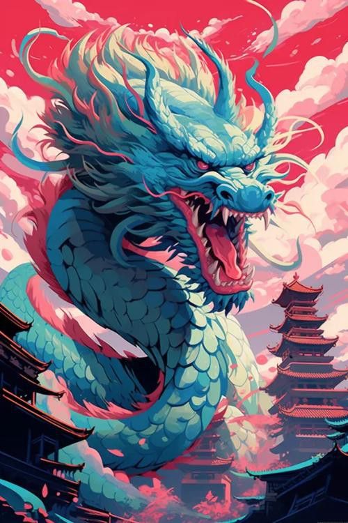 有沒有現代設計中的龍圖片？