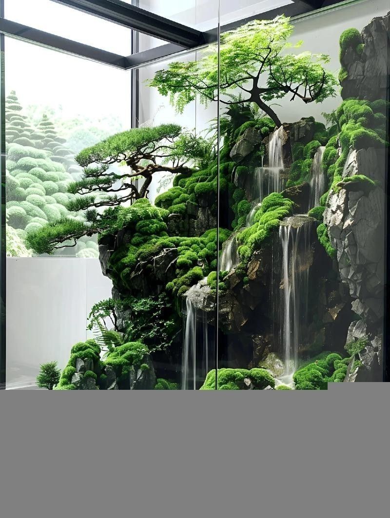 雷龍魚南美缸造景