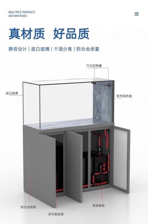 龍魚缸底濾缸設計圖片