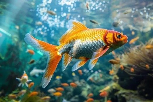 龍魚(yú)多大發(fā)色