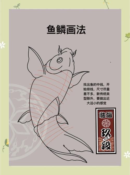 金龍魚魚鱗畫法圖片