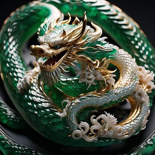 能提供更多龍神的藝術圖片嗎？