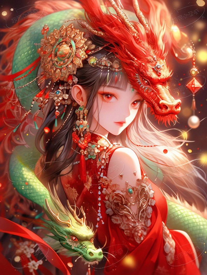 能提供更多龍神的藝術圖片嗎？