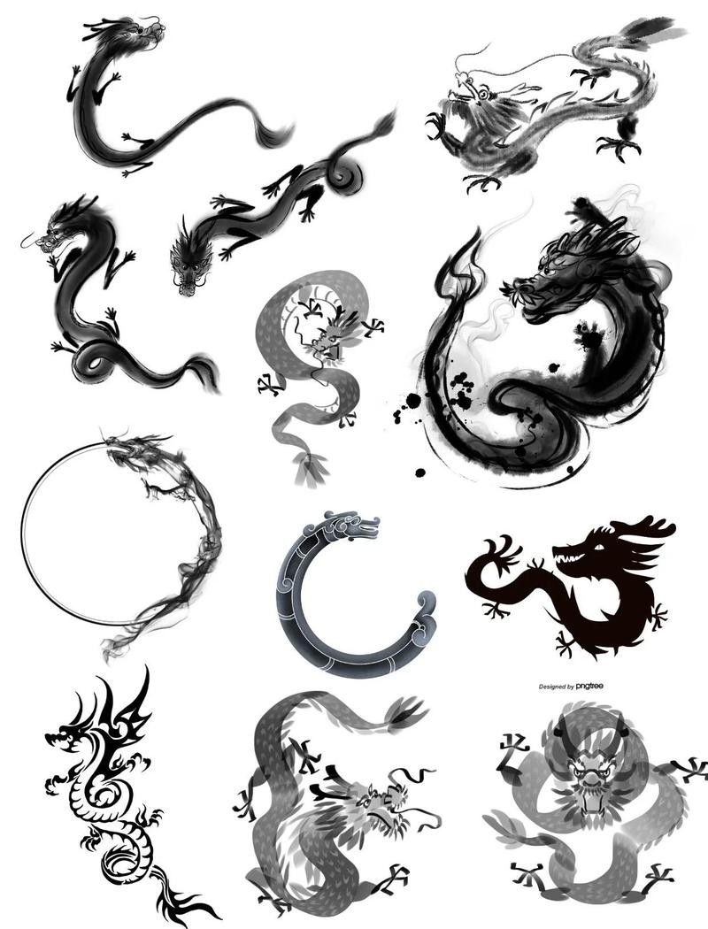 能提供更多龍神的藝術圖片嗎？