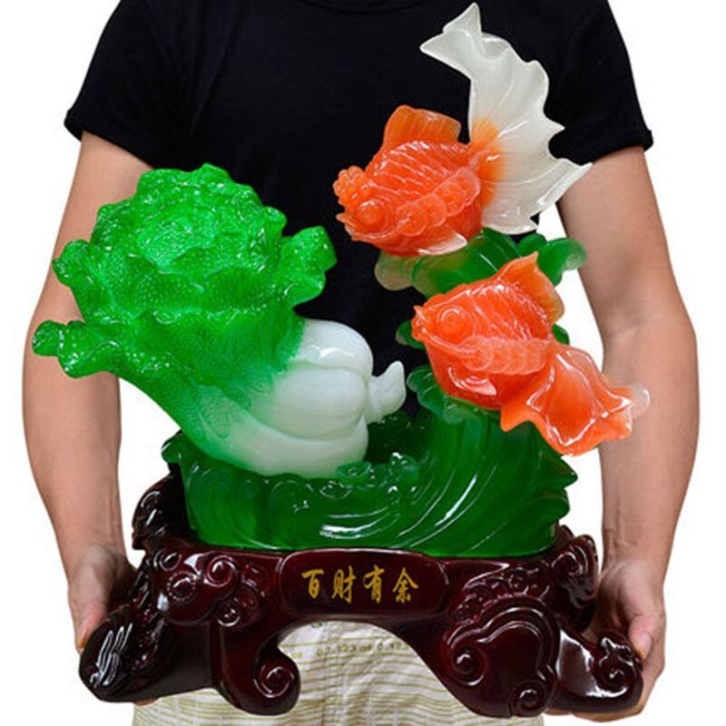 玉金龍魚和玉白菜擺一起行嗎（玉金龍魚和玉白菜擺件的風水寓意和擺放建議）