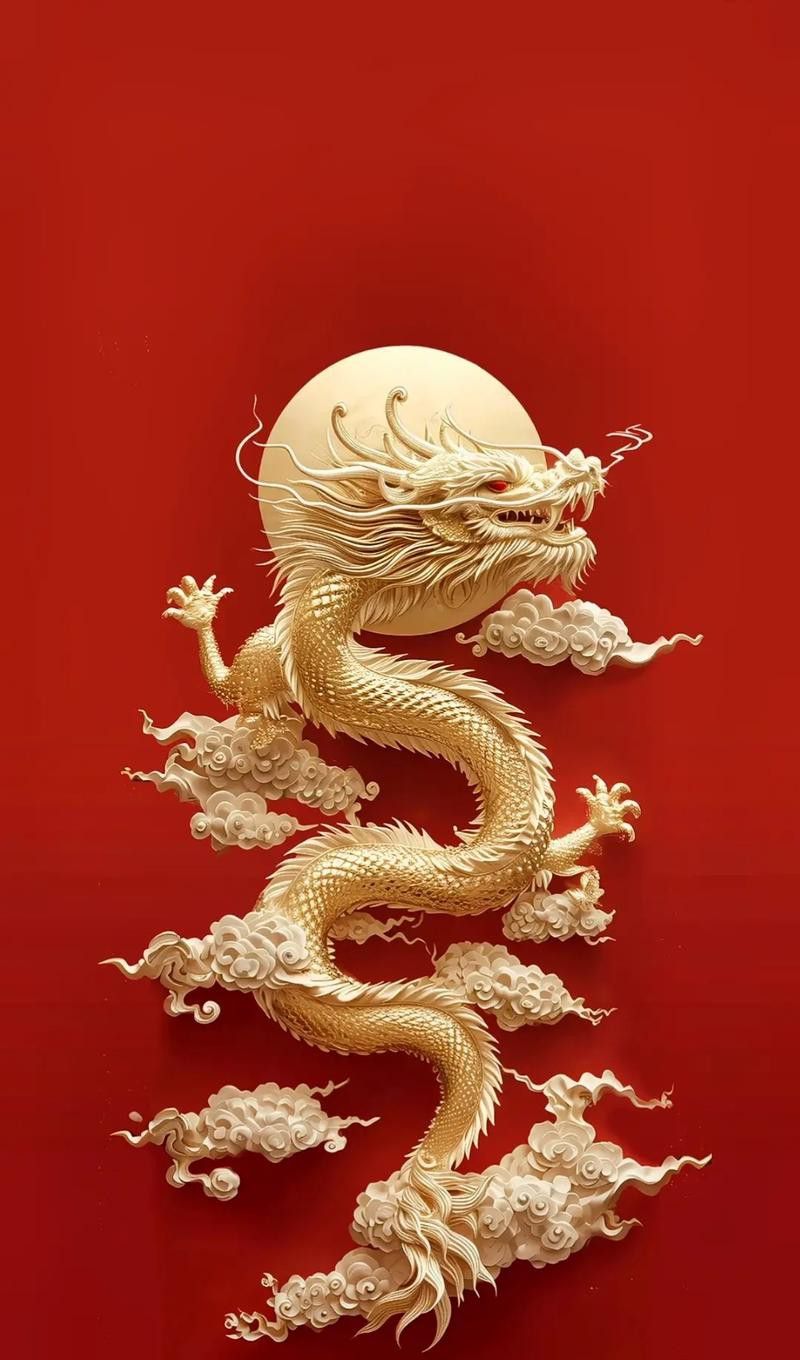 有沒有動態(tài)的招財金龍壁紙？