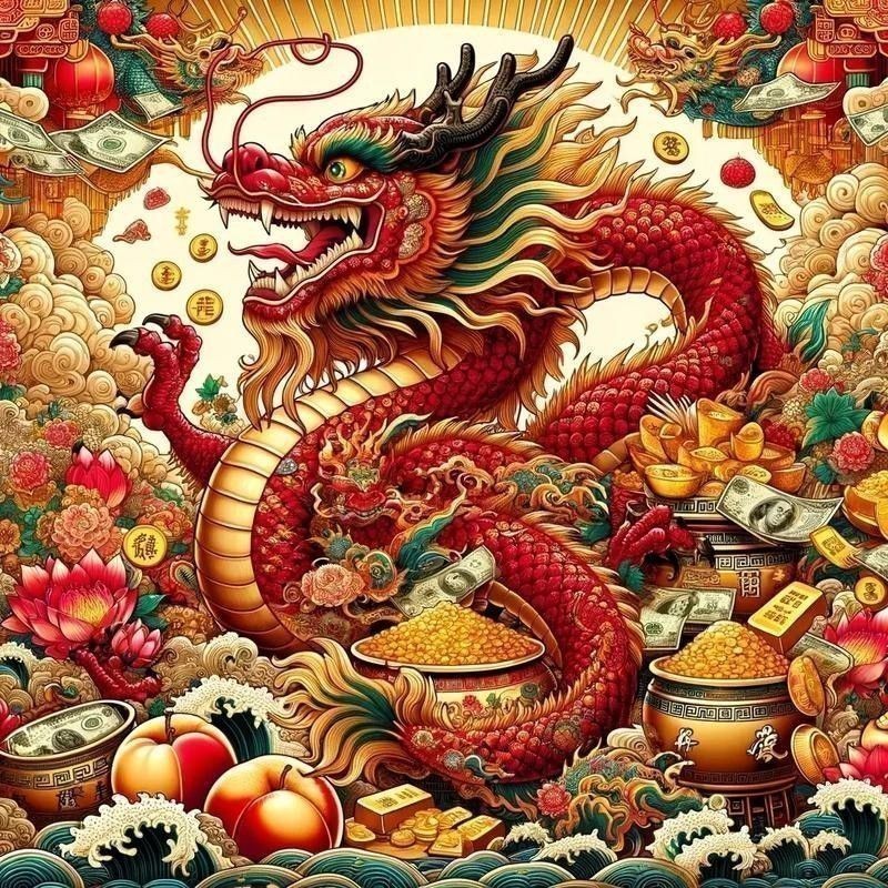 有沒有更多國潮風龍神設計？