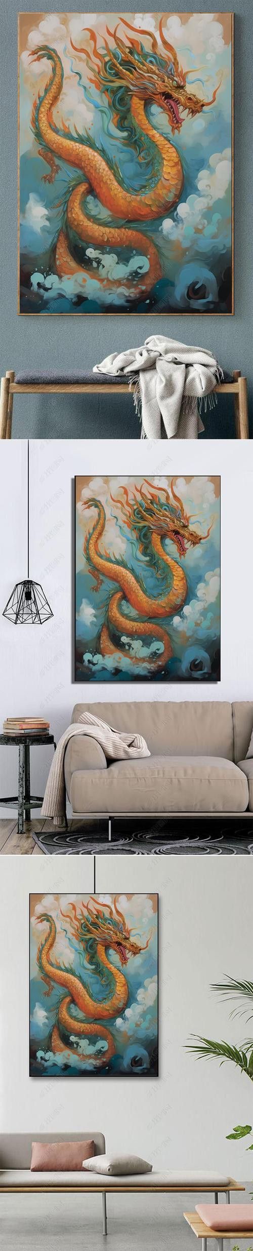 有沒有更多國潮風龍神設計？