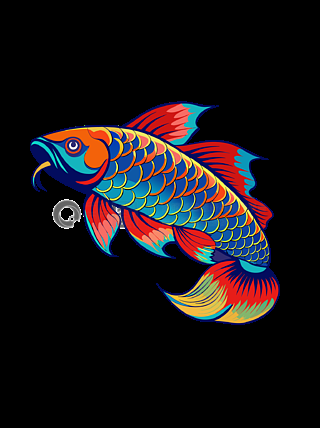 金龍魚高清圖片有哪些風格？