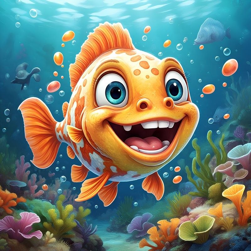 龍魚圖片頭像可愛動漫