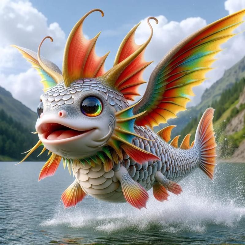 龍魚圖騰圖片高清