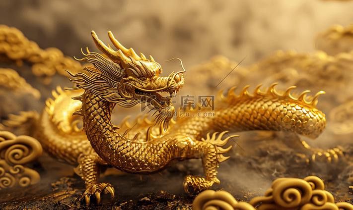 有沒有更多3D立體風格的招財龍圖？