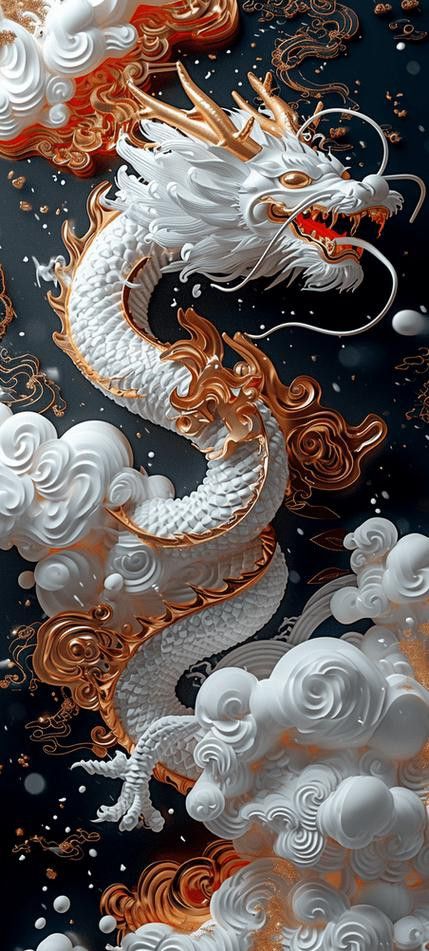 有沒有更多3D立體風格的招財龍圖？