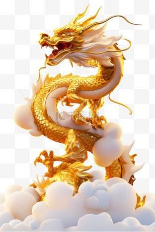 有沒有更多3D立體風格的招財龍圖？