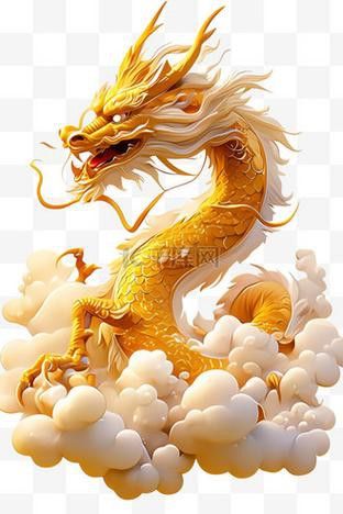 有沒有更多3D立體風格的招財龍圖？