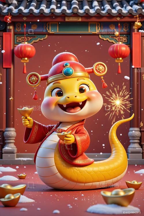 有沒有更多3D立體風格的招財龍圖？