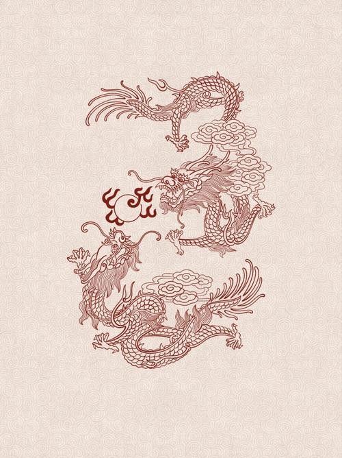 有沒有更多款式的道字雙龍圖壁紙？