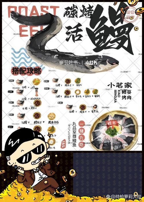 鰻魚去刺圖解