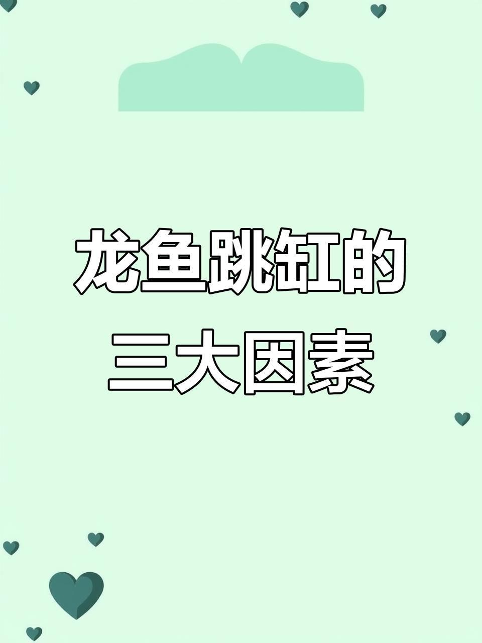 龍魚跳出魚缸有什么征兆