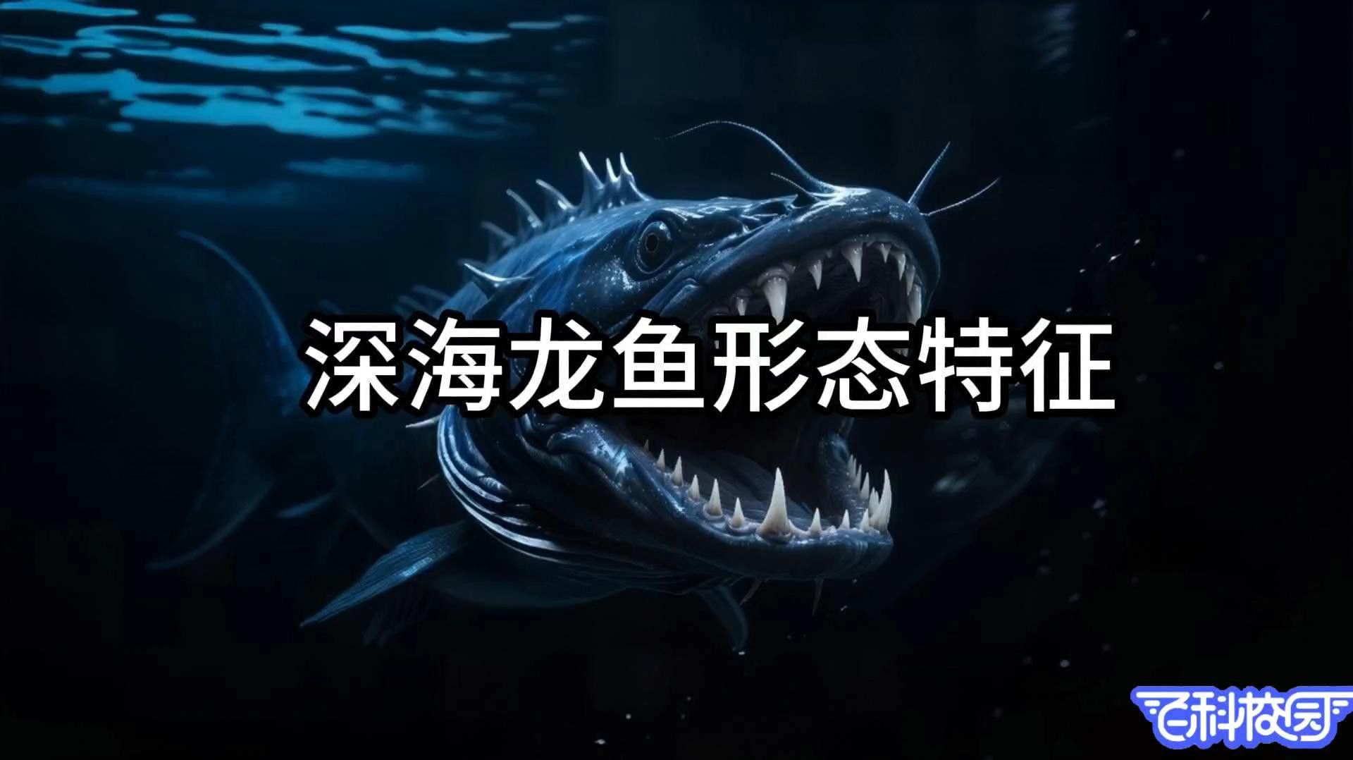 海底黑色龍魚