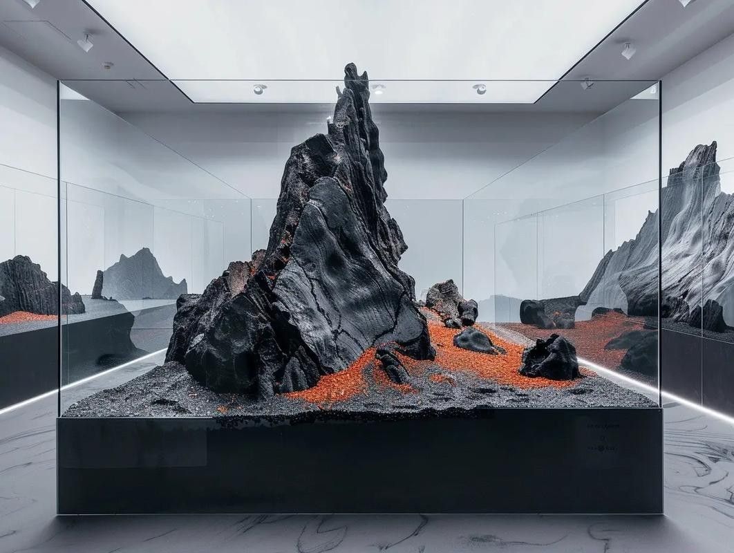 龍魚虎魚魚缸里擺放什么東西最好看