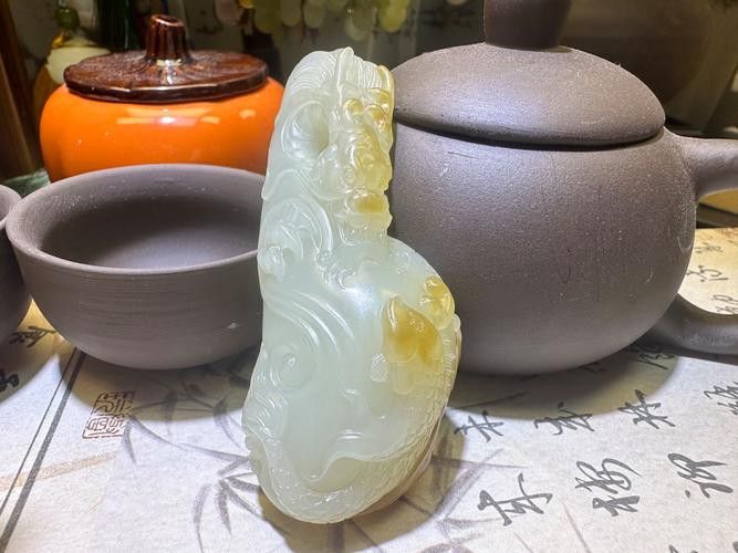 白玉龍魚圖片大全大圖欣賞