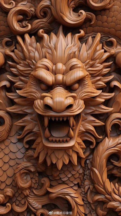給我更多木雕龍頭高清大圖