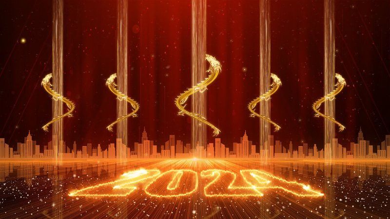 有沒有招財龍場景視頻素材？