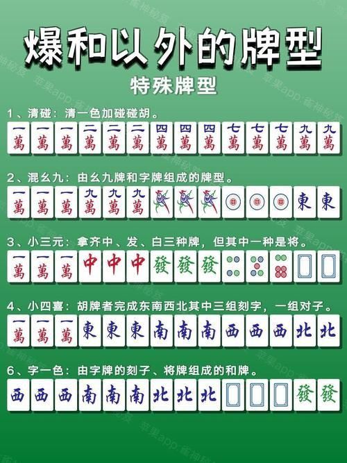 麻將13種胡法圖片