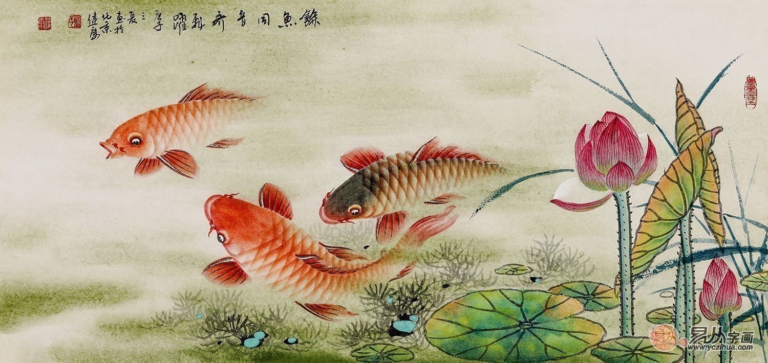 龍魚畫掛在家里什么位置好：家里掛龍魚畫有哪些注意事項？