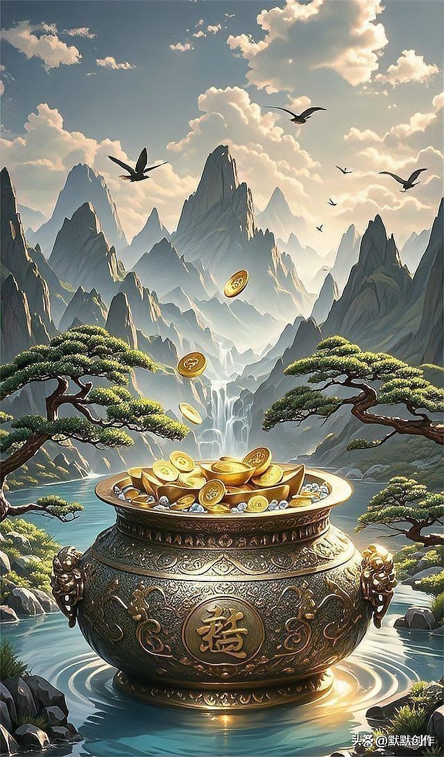 給我推薦一些聚財風水圖片