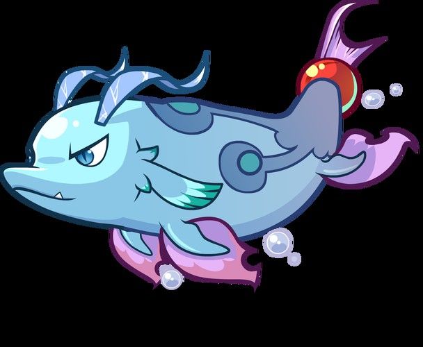 小龍魚卡通圖片