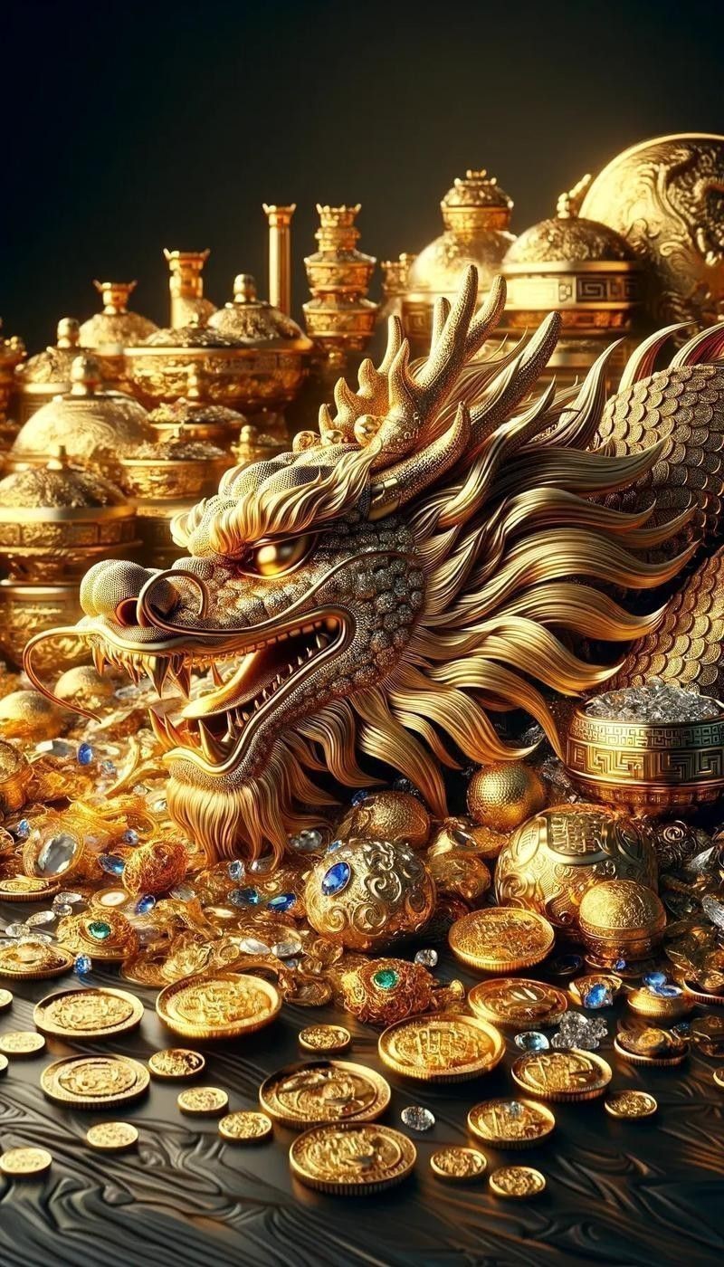有沒有免費的高清金龍圖片資源？