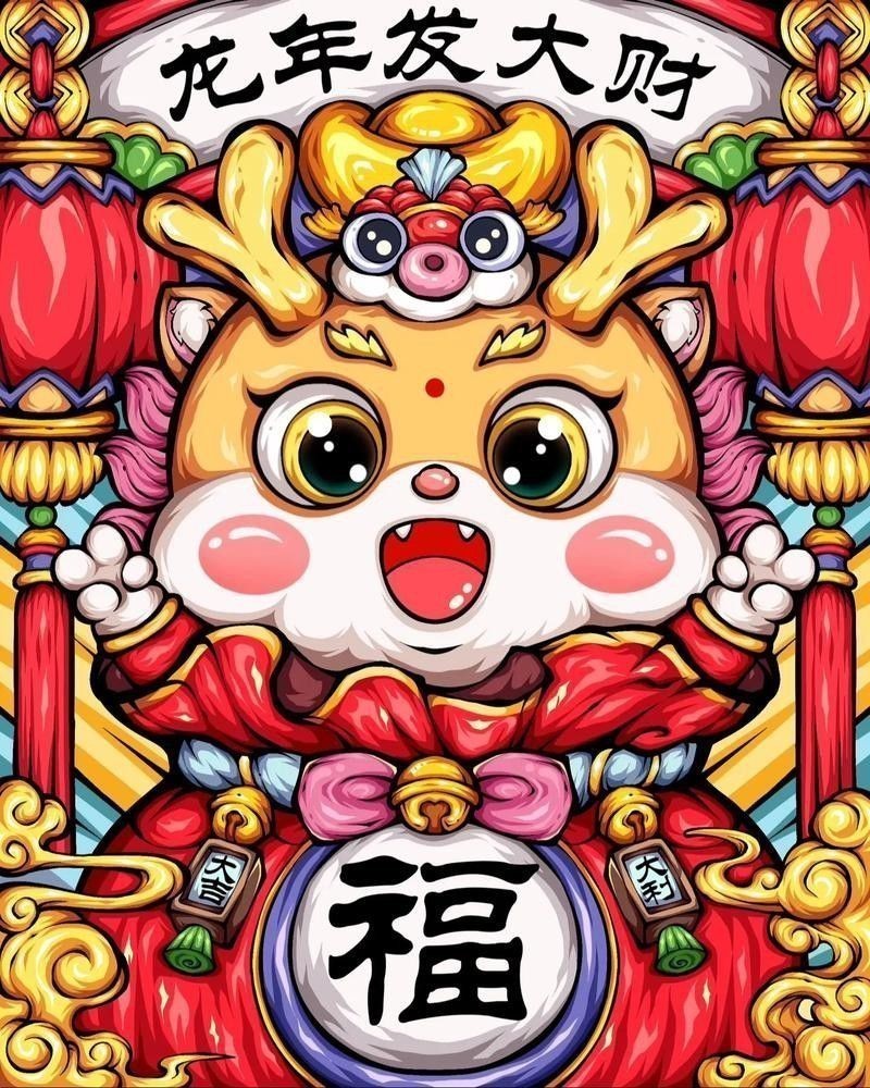 有沒有現代設計的吉祥龍圖案？