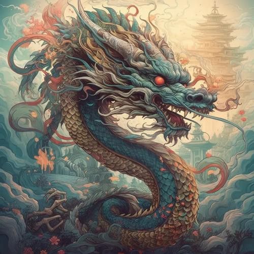 有沒有現代設計的吉祥龍圖案？