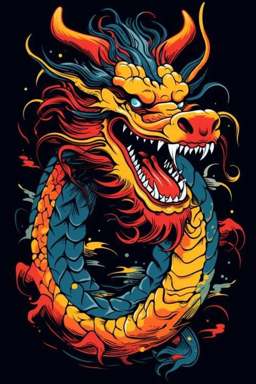 有沒有現代設計的吉祥龍圖案？