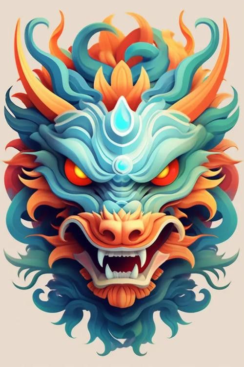 有沒有現代設計的吉祥龍圖案？