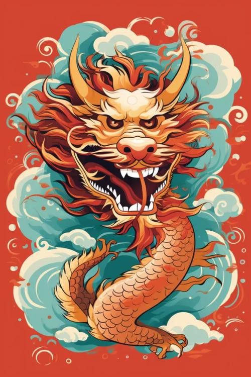 有沒有現代設計的吉祥龍圖案？